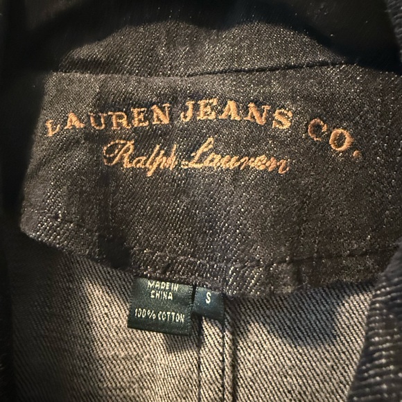 Ralph Lauren Dark Gray Denim Jacket - Picture 3 of 3